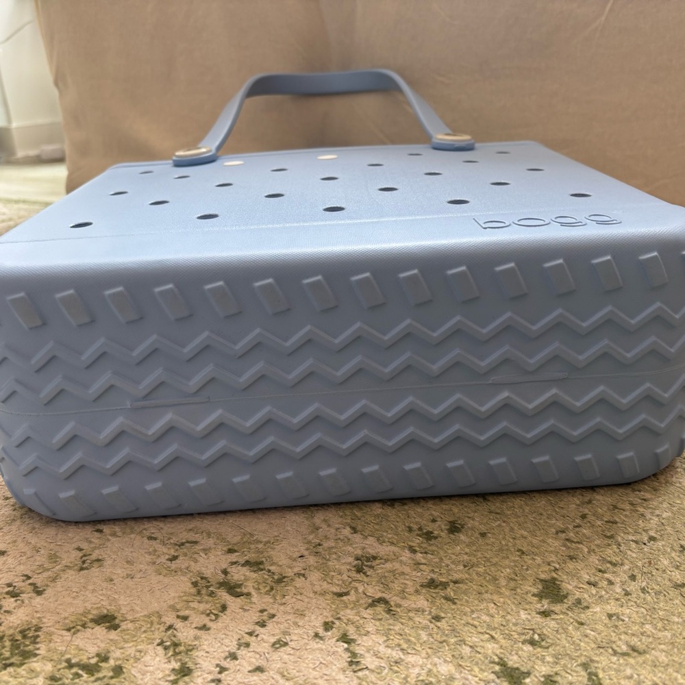 BOGG BAG Blue Tote Structured Design - Picture 2 of 4